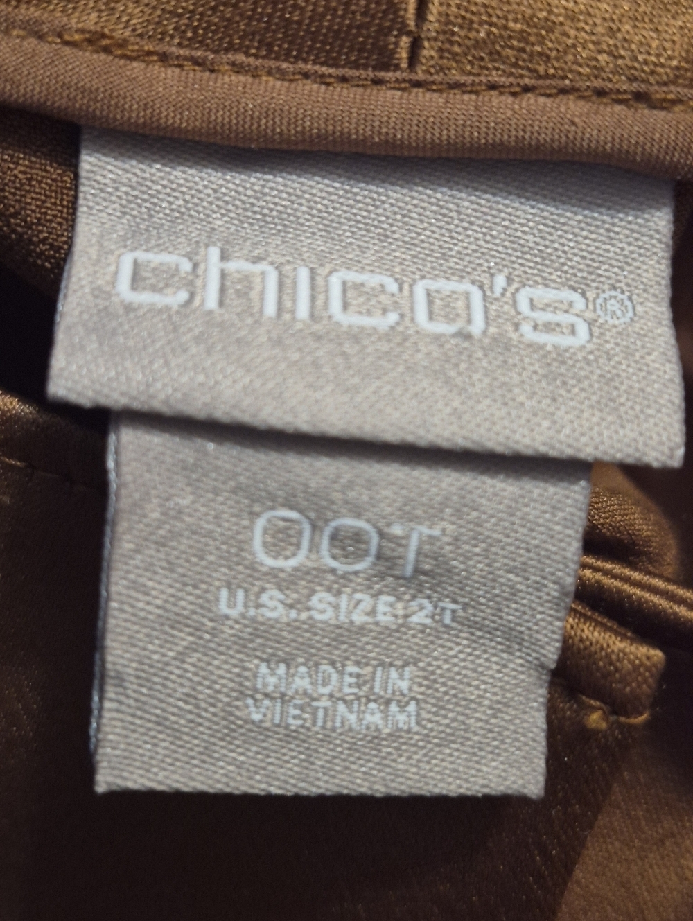 Chico’s Satin Cargo Pants Size OOT - Picture 4 of 7
